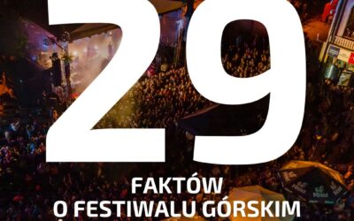 29 faktów o Festiwalu Górskim przed jego 29 edycją!